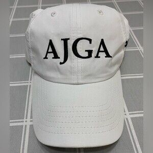 AJGA Imperial White Golf Hat Ping Sponsorship Embroidered Ball Cap OSFM
